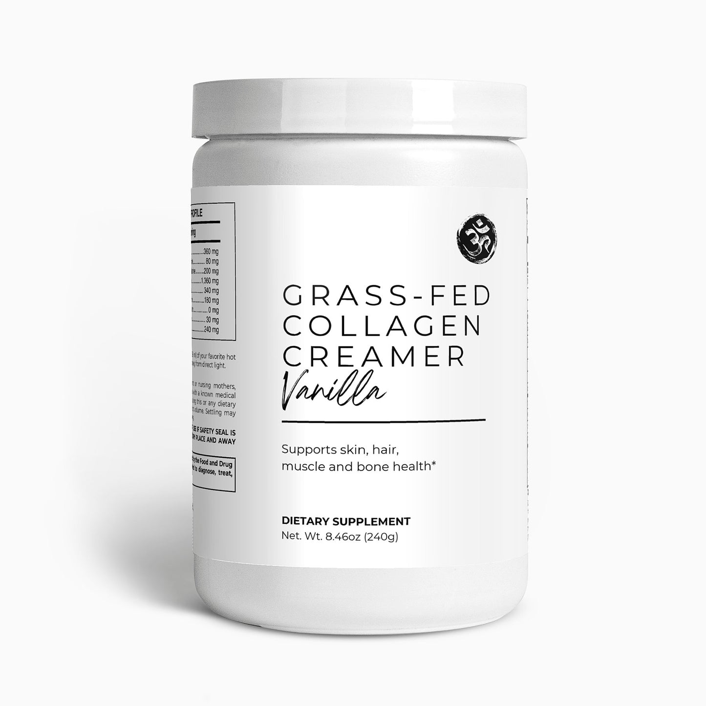 Grass-Fed Collagen Creamer (Vanilla)