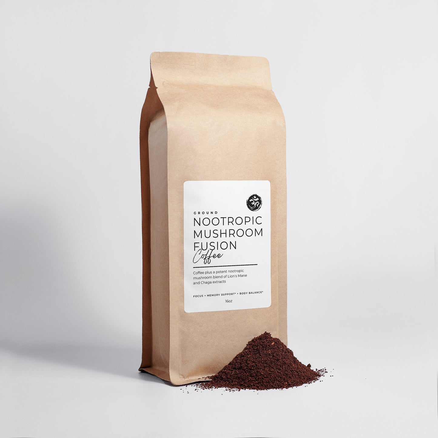 Nootropic Mushroom Fusion Coffee - 16oz
