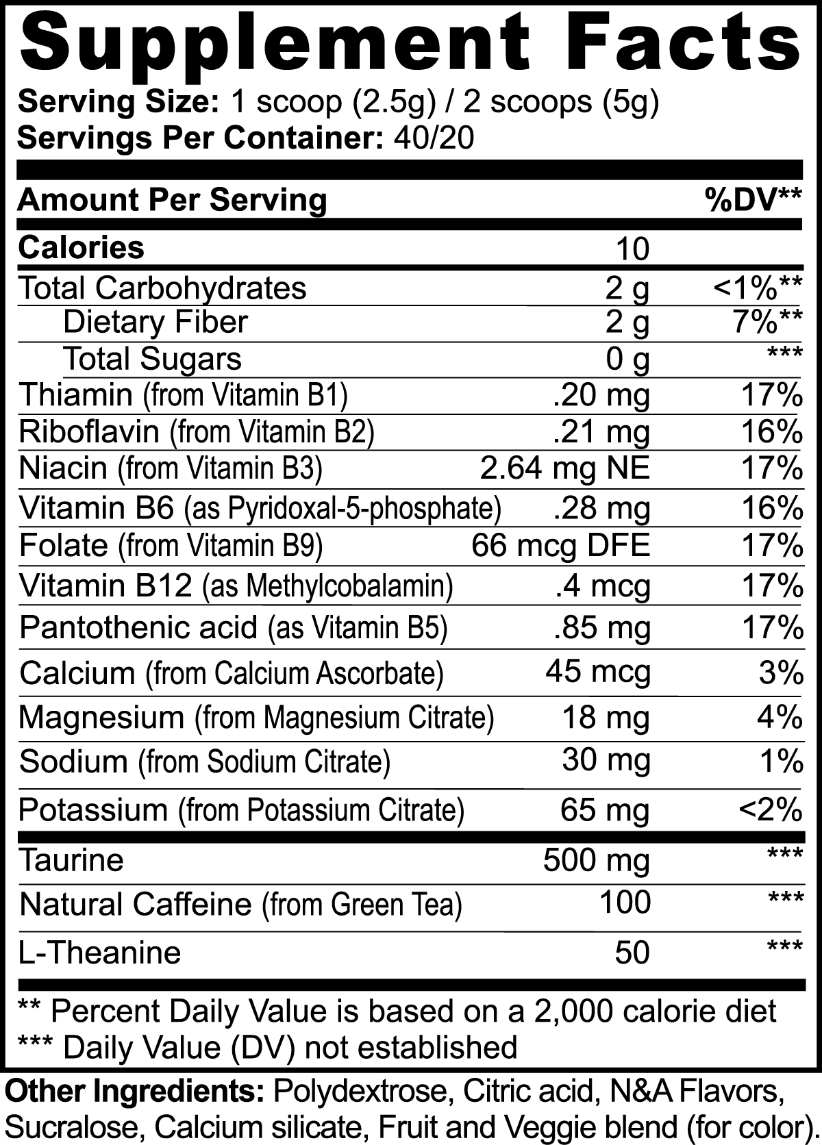 Energize + Hydrate Powder: Fruit Punch