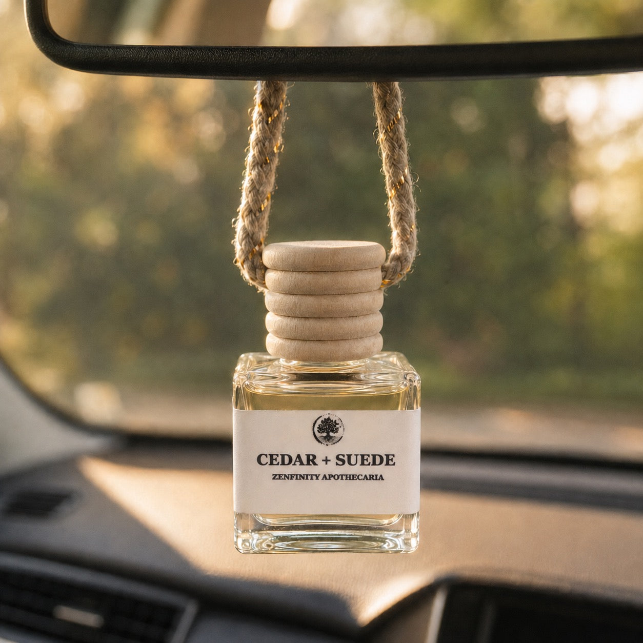 Cedar + Suede Car Diffuser