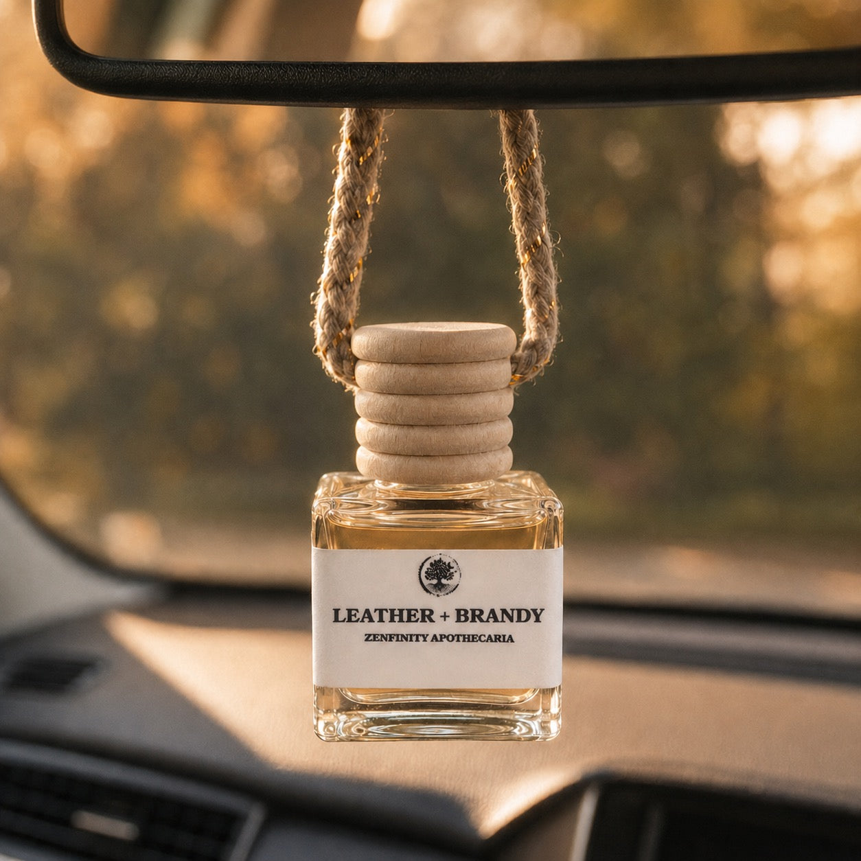 Leather + Brandy Car Diffuser