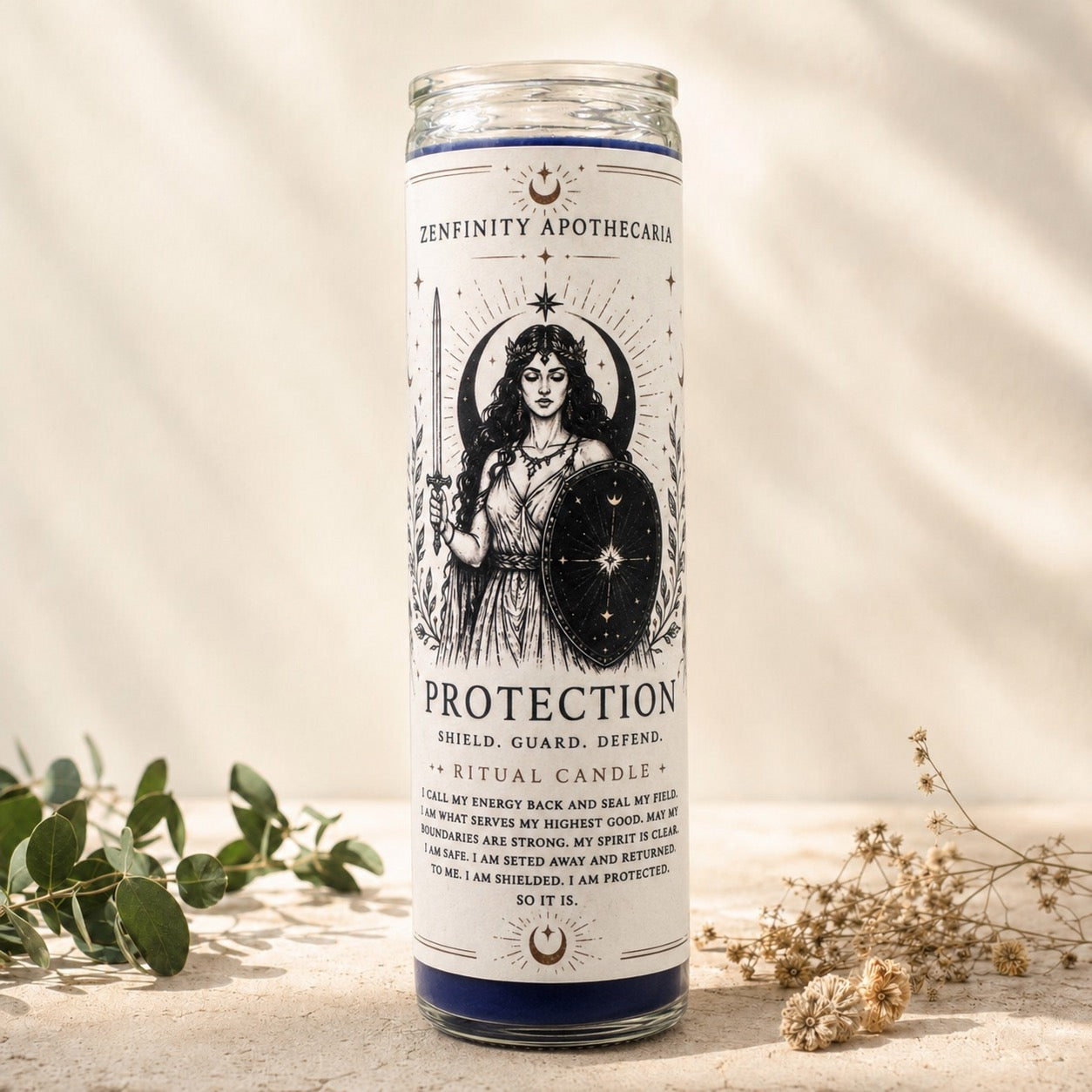 PROTECTION RITUAL CANDLE