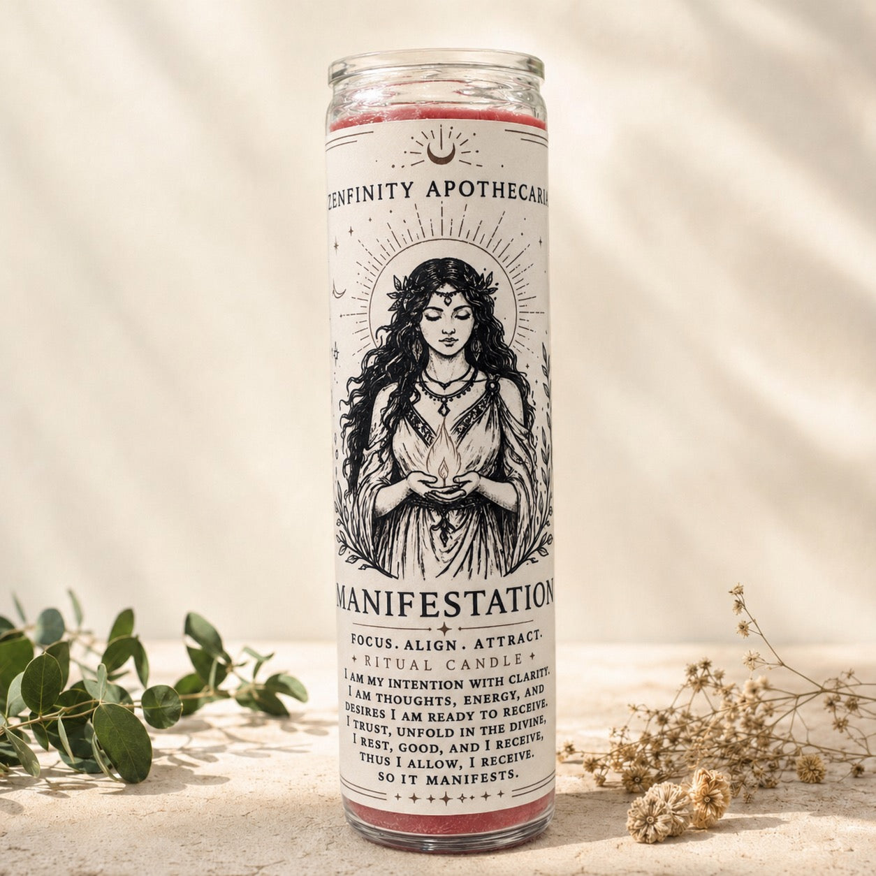MANIFESTATION RITUAL CANDLE