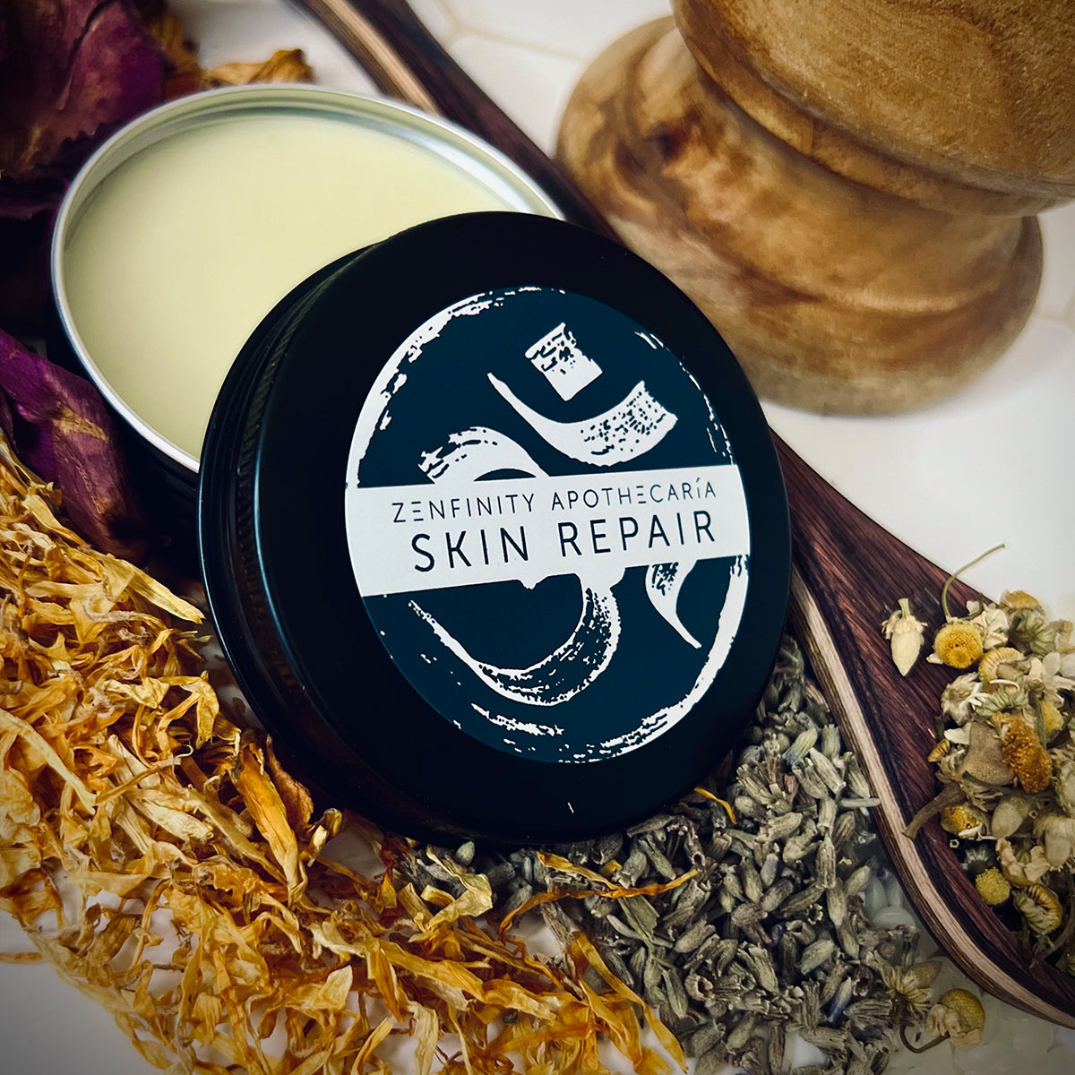 Ungüento reparador de la piel