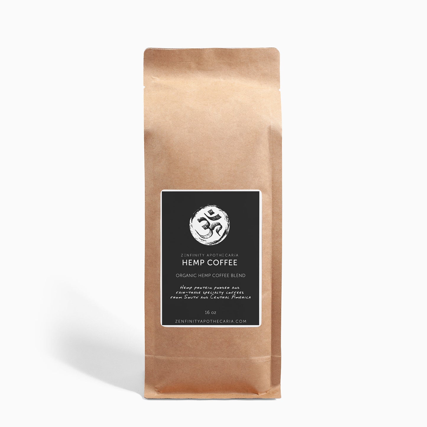 Mezcla de café de cáñamo orgánico - Tostado medio 16oz