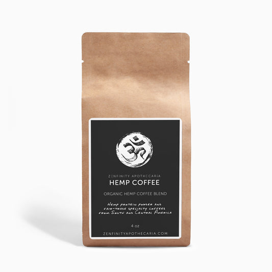 Mezcla de café de cáñamo orgánico - Tostado medio 4oz