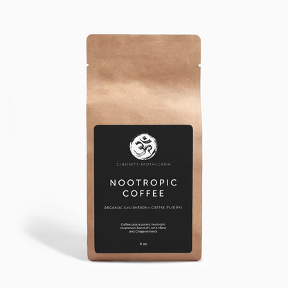 Fusión de hongos y café nootrópico - Melena de león y Chaga 4oz