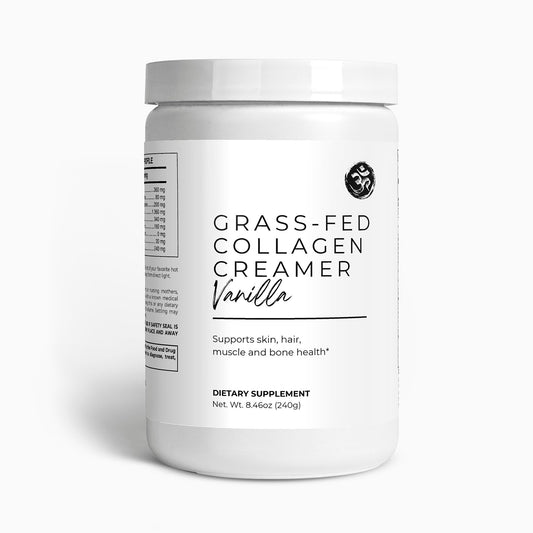 Crema de colágeno alimentada con pasto (vainilla)