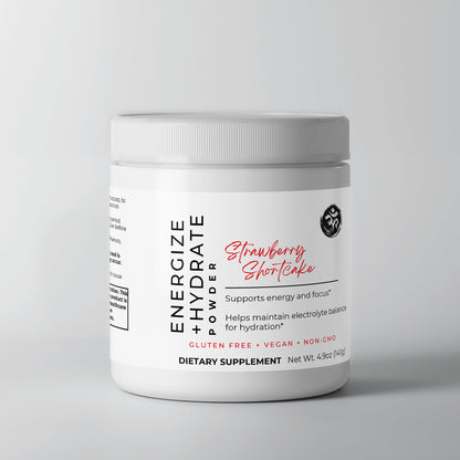 Energize + Hydrate Powder: Strawberry Shortcake