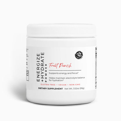 Energize + Hydrate Powder: Fruit Punch