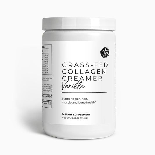 Crema de colágeno alimentada con pasto (vainilla)