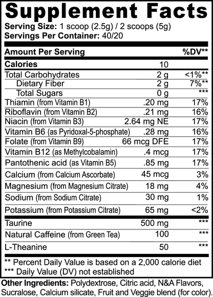 Energize + Hydrate Powder: Fruit Punch