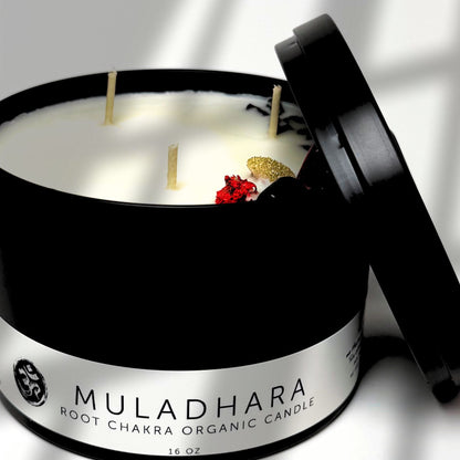 Muladhara Chakra Organic Lotion Candle 16 oz