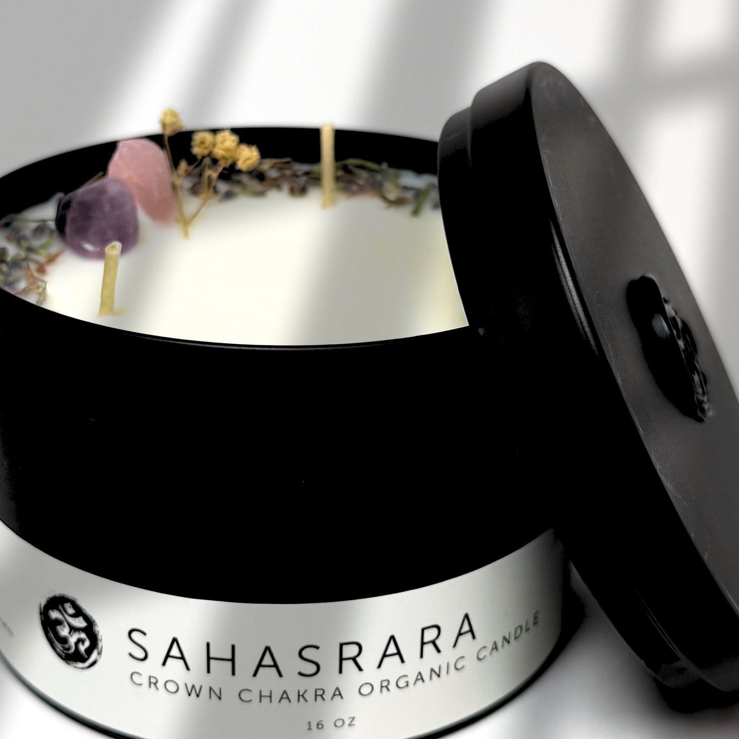 Sahasrara Chakra Organic Lotion Candle 16 oz
