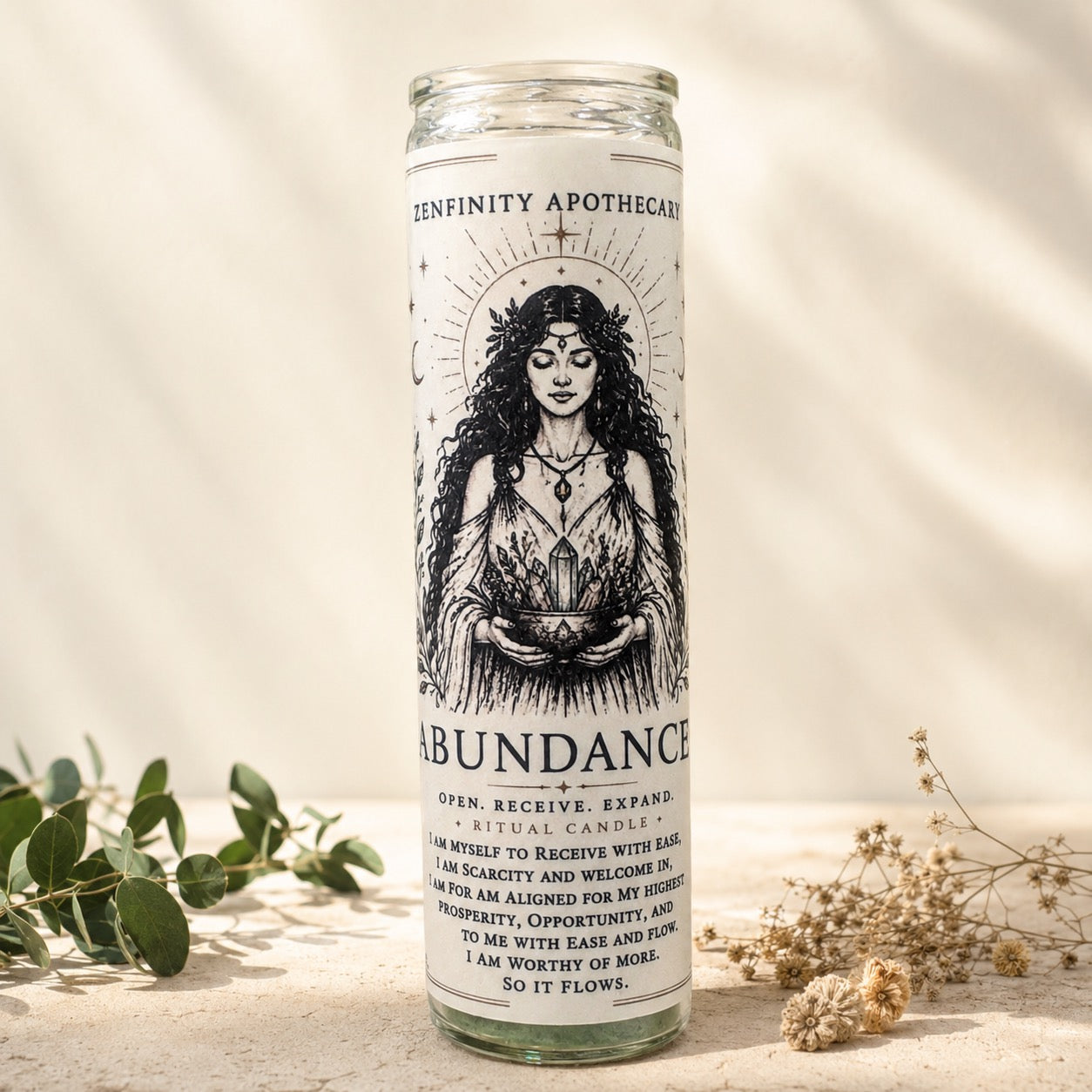 ABUNDANCE RITUAL CANDLE