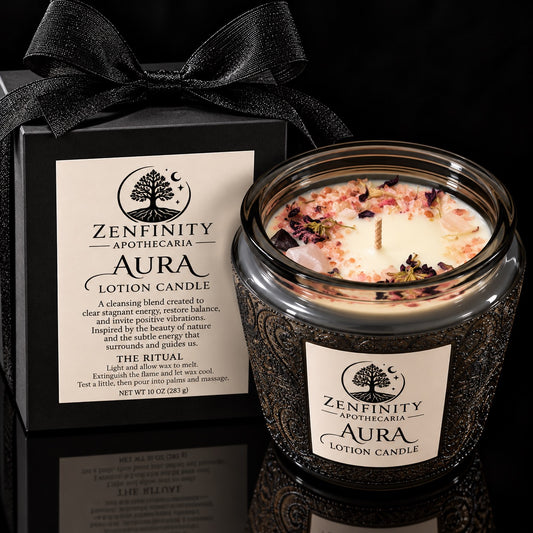 Vela limpiadora Aura 10 oz
