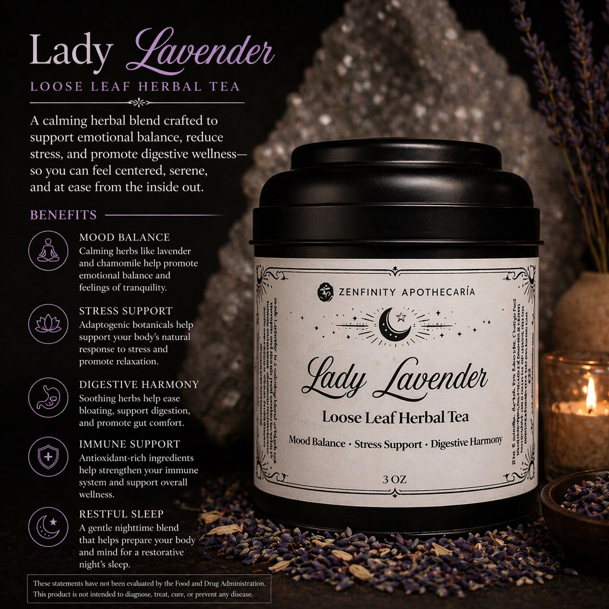 Lady Lavender Herbal Tea